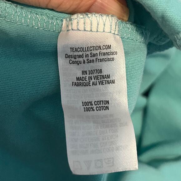 Tea Collection Blue Floral Pocket Dress 8 - Picture 6 of 7